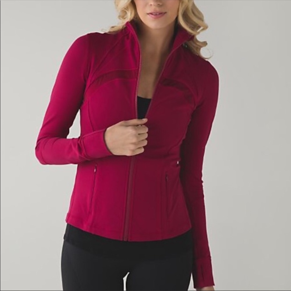 Lululemon define jacket berry size 4 great condition